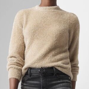 White House Black Market Sweater Elegant Champagne Sweater